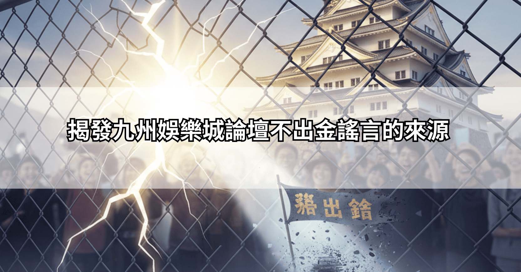 揭發九州娛樂城論壇不出金謠言的來源