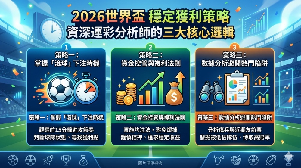 2026世界盃下注策略與通博娛樂城優惠教學